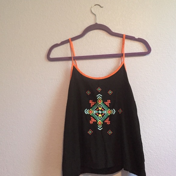 Black Aztec Tank top