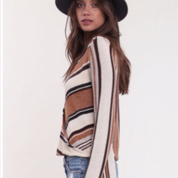 🍃💗HP Desert Dream Draped Wrap Sweater - Picture 2 of 4