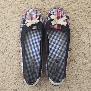 Sperry plaid loafers