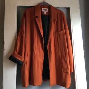Burnt Orange blazer with true pockets!
