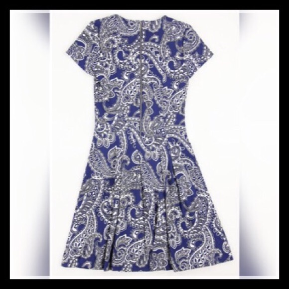 Michael Kors Paisley-print-A Line Dress NWT - Picture 2 of 2