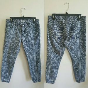 Mary Katrantzou Current/ Elliot Printed Jeans