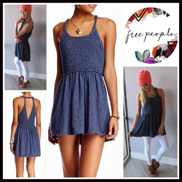 ❗️1-HOUR SALE❗️FREE PEOPLE Tunic Mini Slip Dress - Picture 2 of 5