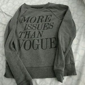 More issues than Vogue sweater