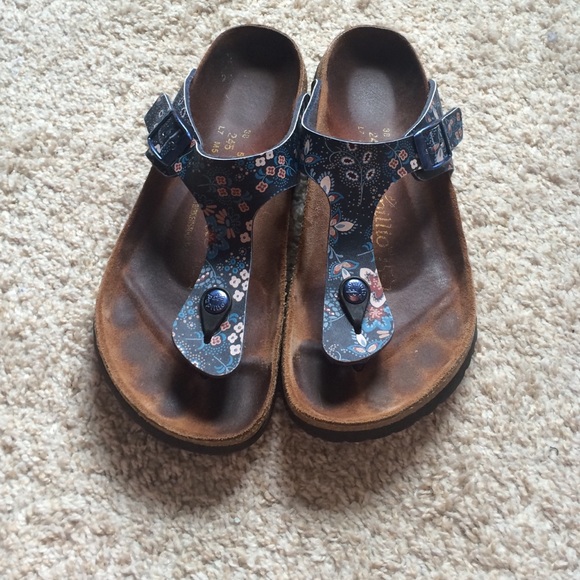 Flower Papillio Birkenstock Sandals - 38 (8) wide