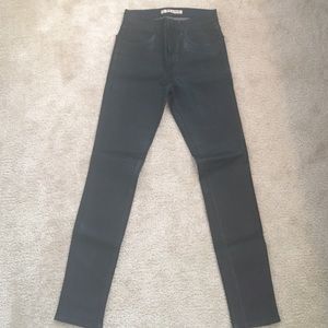 Coated Maria High Rise J Brand Jeans