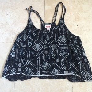 Aztec pattern crop top!!