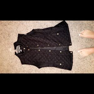 Black Winter Vest (NEVER WORN)