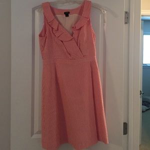 Striped Seersucker dress