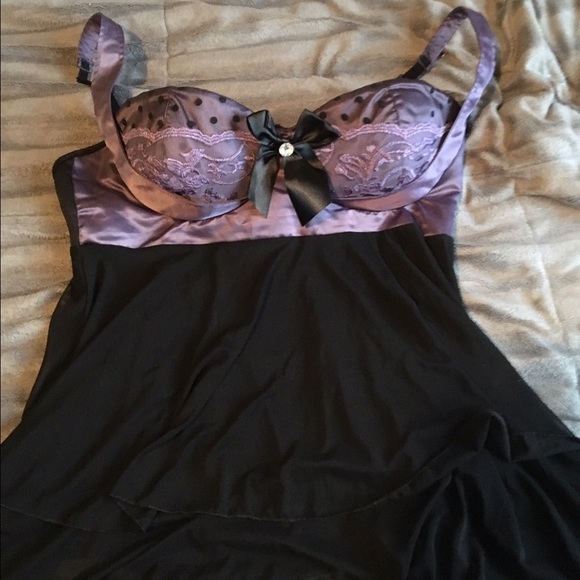 Lingerie from Lovers Package Purple and Black, XL