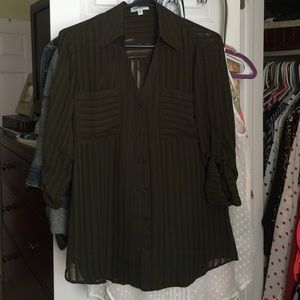 Portifino from express sheer mossy color