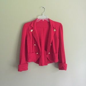 Red blazer