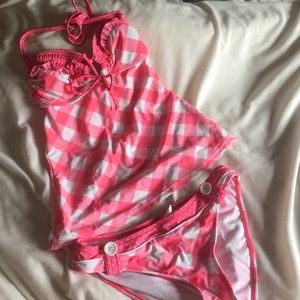 Cute pink tankini Medium