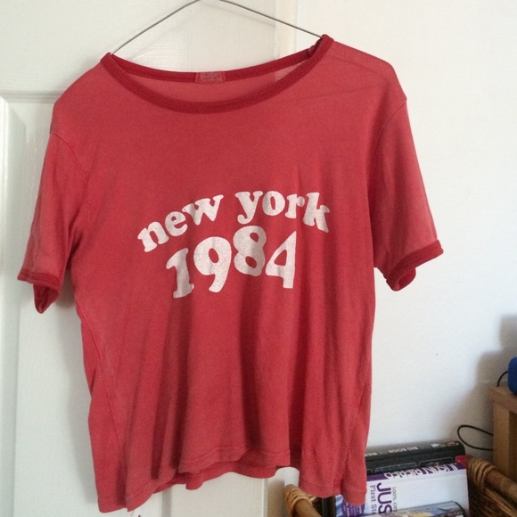 Red Brandy Melville crop top