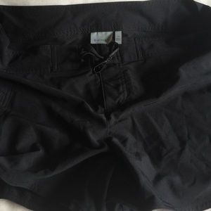 Black athleta swim shorts