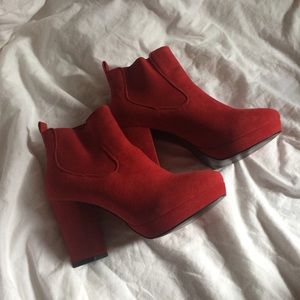 Marco Gianni Red Arzu boots