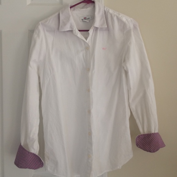 White Vineyard Vines button up