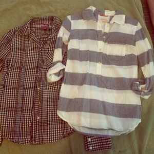Donating soon!! Two Merona target button up tops