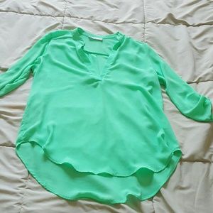 Highlighter Green Blouse