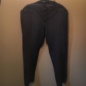 Gray wash jeans