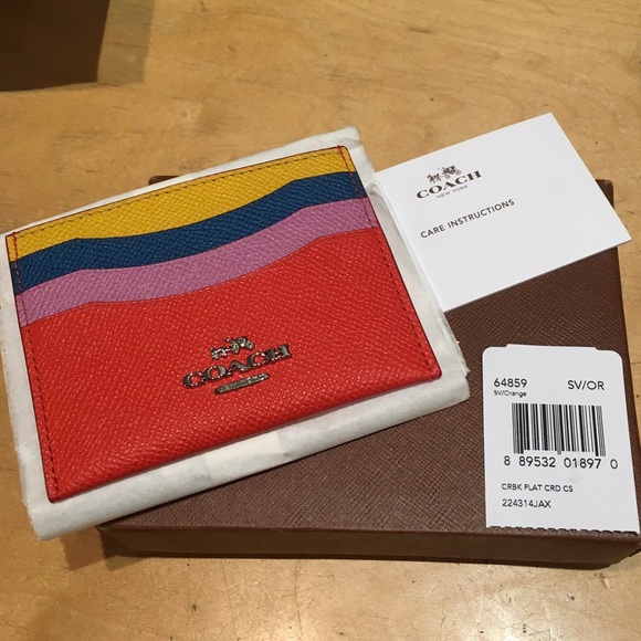 Authentic Coach card holder