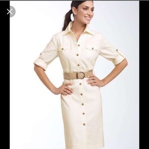TAHARI Safari Style Dress