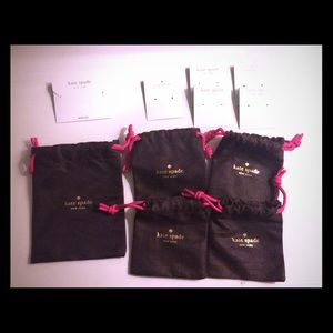 Kate Spade Jewelry Bags Necklace and Earring Tags