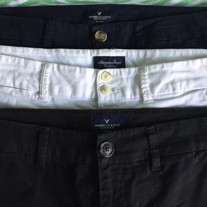 Three pairs - Shortie shorts
