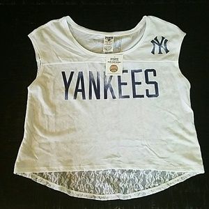 VS PINK Limited Edition Yankee Top