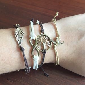 Boho nature bracelets