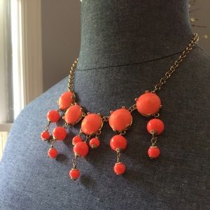 J. Crew Coral Statement Necklace