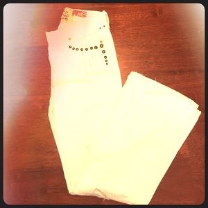 7 For All Mankind Polar White Denim