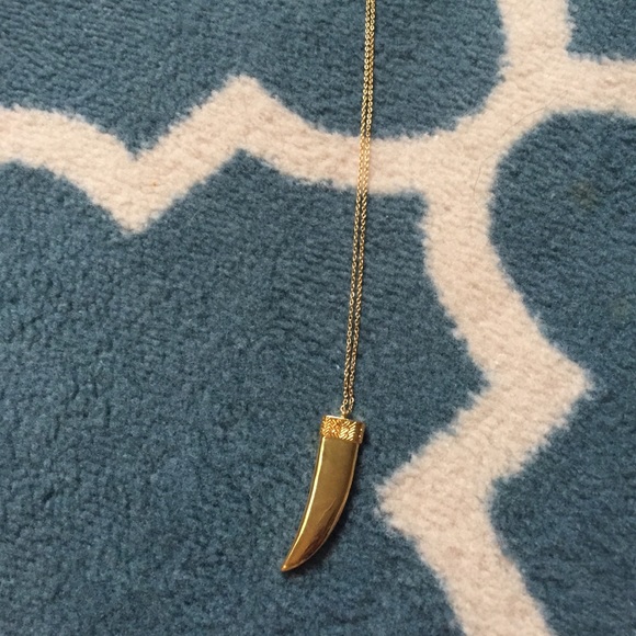 Gorjana Gold Tusk Necklace