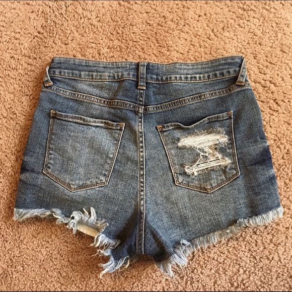 fab'rik High Waist Denim Shorts - Picture 2 of 2