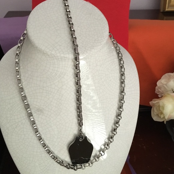 22" Stainless Steel chain and bracelet set