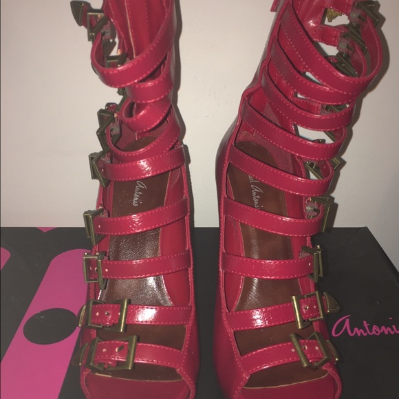 Pretty Red Michael Antonio Karina heels