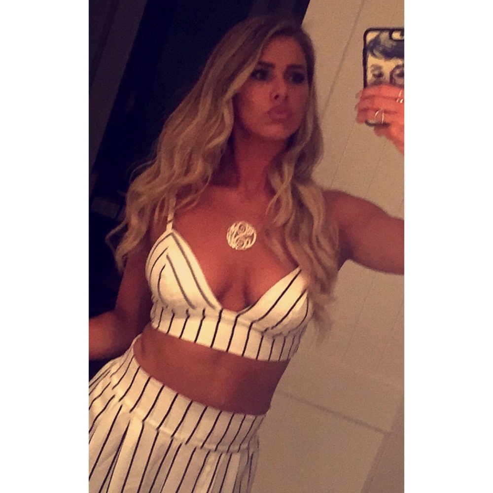 Just Enaj Pant Set, worn by Kourtney Kardashian