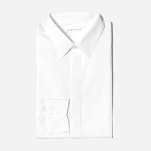 White Everlane Button-Down Shirt