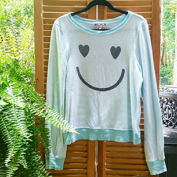 🎉Wildfox heart smiley jumper!