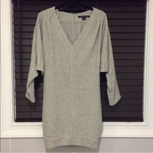 French Connection grey heathered sweater dress