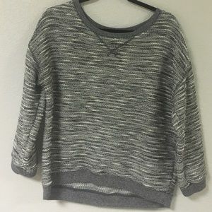 Grey and Gold AEO Sweater