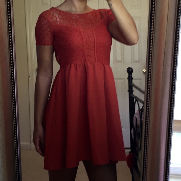 NWOT Burnt Orange Dress