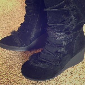 Black boots