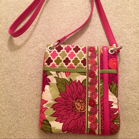 Vera Bradley cross body in Hello Dahlia! - Picture 4 of 4