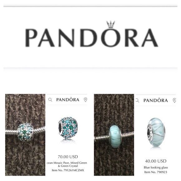Two beautiful pandora charms!