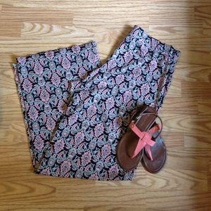 Pink and Brown Patterned Pants Size 14