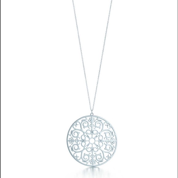 Tiffany Enchant Round Pendant Necklace