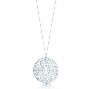 Tiffany Enchant Round Pendant Necklace