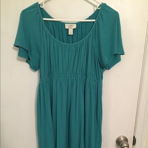 SALE! Short sleeve sea foam green dress