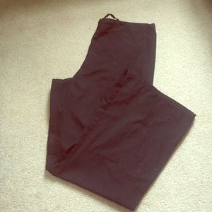 Black scrub pants